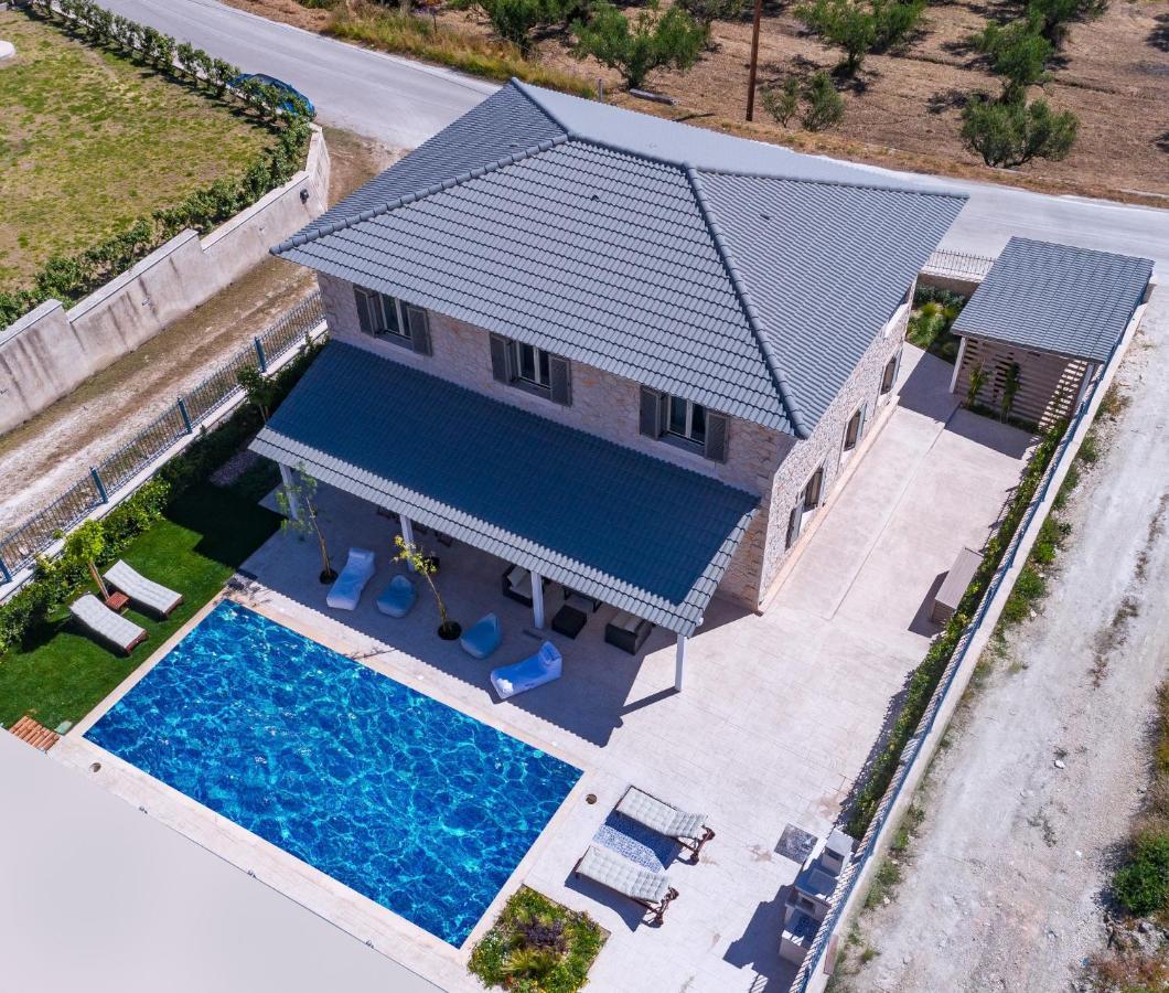 Zante Soleil - High-End Stone Villa With Swimming Pool Lagopodhon Exteriör bild