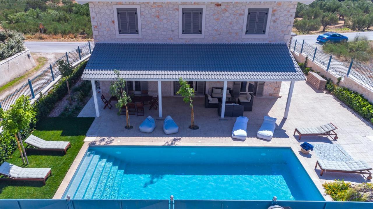Zante Soleil - High-End Stone Villa With Swimming Pool Lagopodhon Exteriör bild