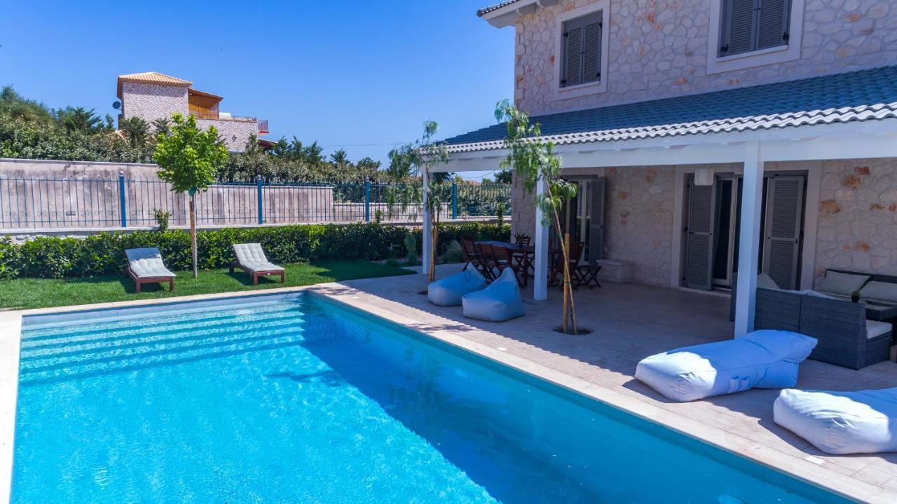 Zante Soleil - High-End Stone Villa With Swimming Pool Lagopodhon Exteriör bild