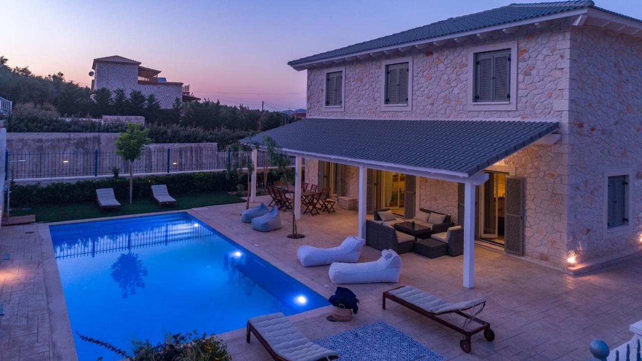Zante Soleil - High-End Stone Villa With Swimming Pool Lagopodhon Exteriör bild