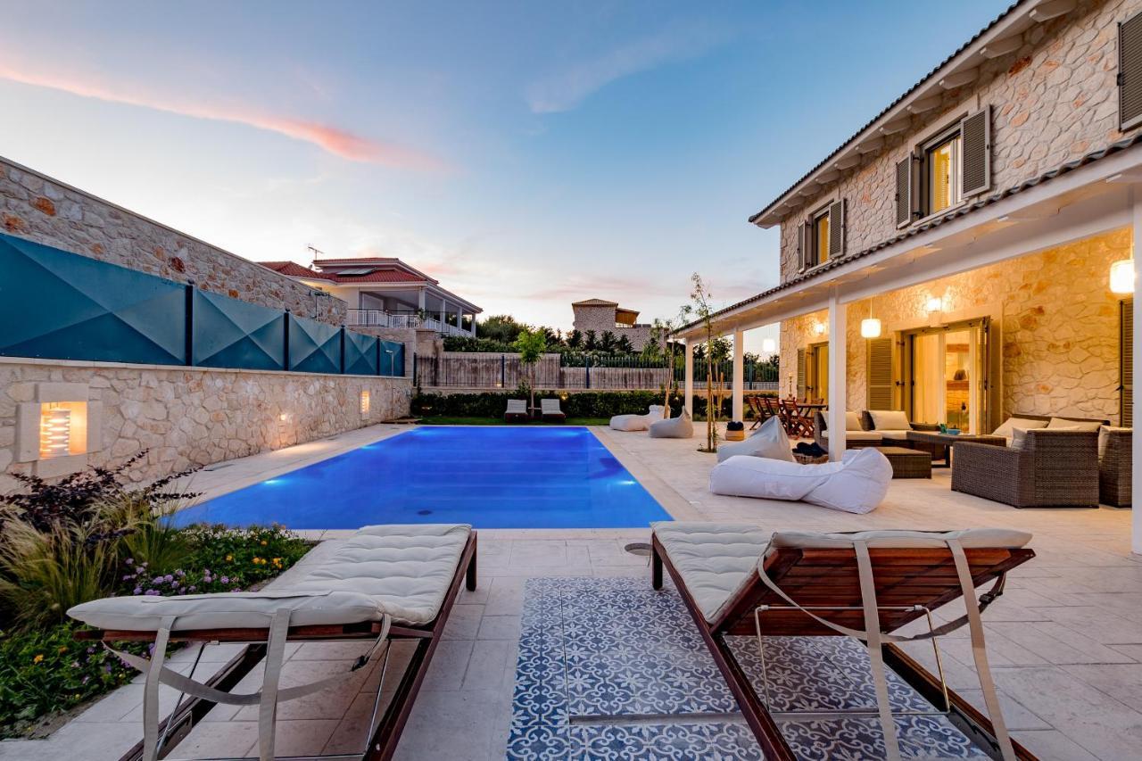 Zante Soleil - High-End Stone Villa With Swimming Pool Lagopodhon Exteriör bild